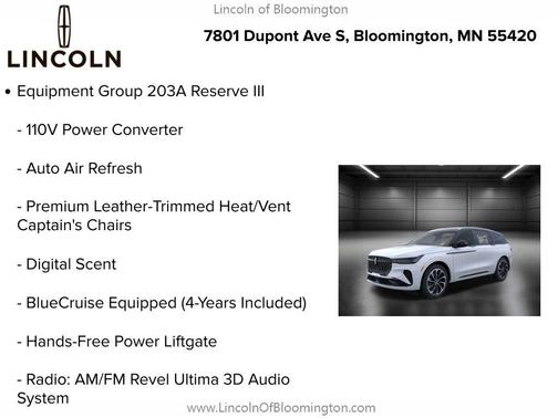 2026 Lincoln Nautilus Reserve