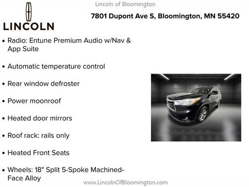 2015 Toyota Highlander XLE