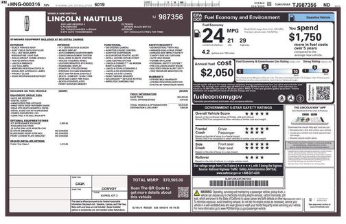 2026 Lincoln Nautilus Reserve