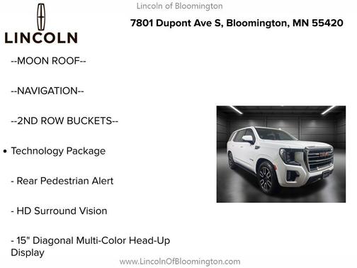 2021 GMC Yukon 4WD AT4