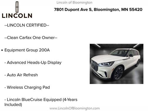 2025 Lincoln Aviator Reserve AWD
