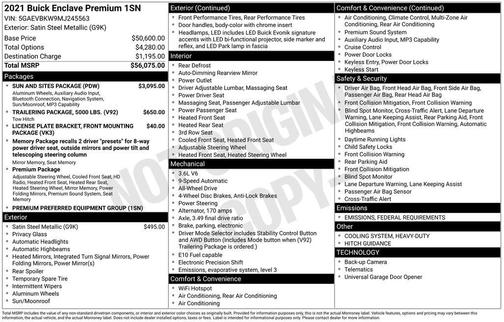 2021 Buick Enclave AWD Premium
