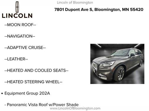 2020 Lincoln Aviator Reserve AWD