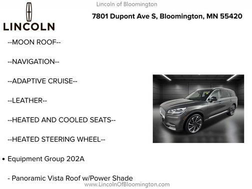 2020 Lincoln Aviator Reserve AWD