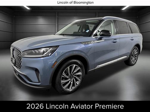 Whisper Blue Metallic Clearcoat 2026 Lincoln Aviator Premiere