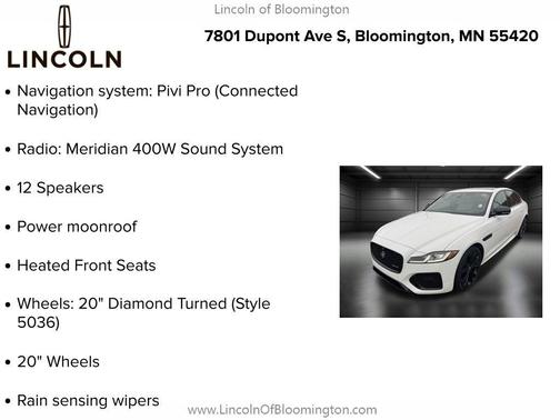2024 Jaguar XF R-Dynamic SE P250 AWD Automatic