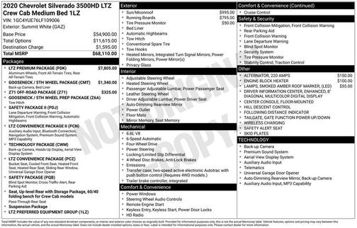 2020 Chevrolet Silverado 3500 LTZ