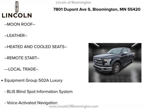 2016 Ford F-150 Lariat