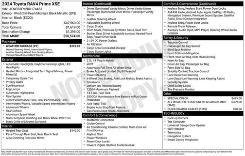 2024 Toyota RAV4 Prime XSE