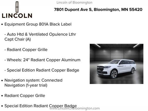 2025 Lincoln Navigator Black Label