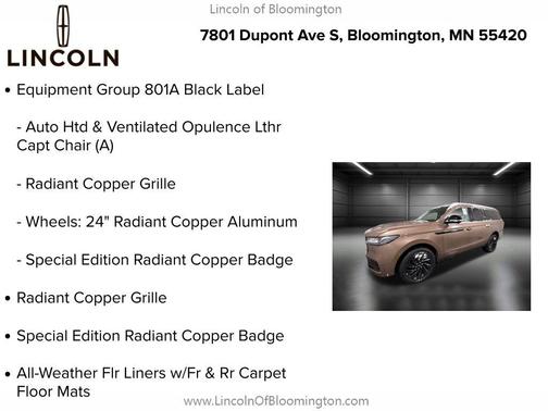 2025 Lincoln Navigator Black Label