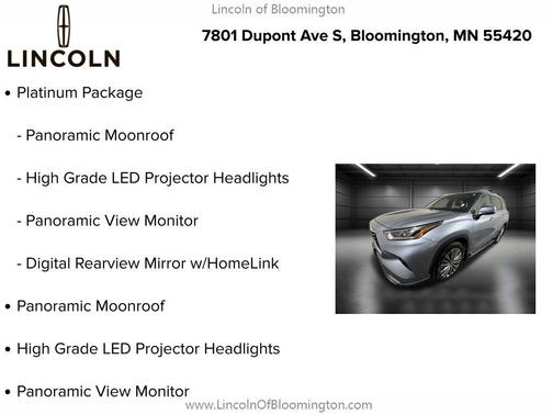 2021 Toyota Highlander Platinum