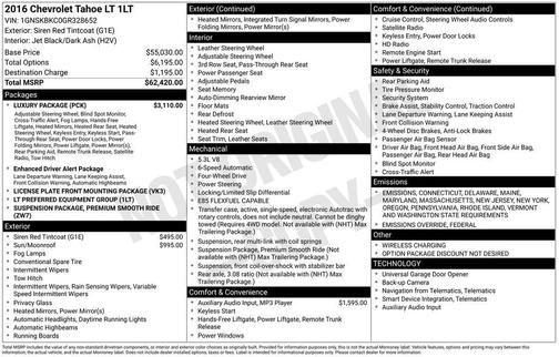 2016 Chevrolet Tahoe LT