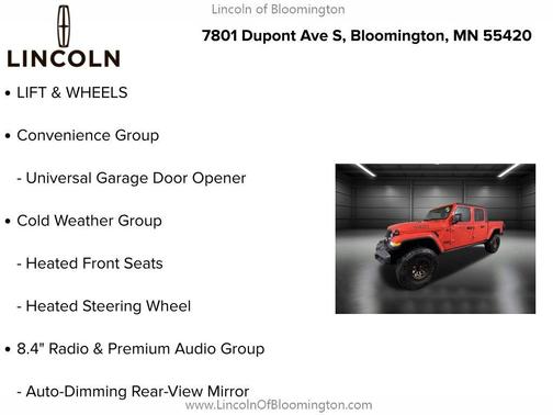 2021 Jeep Gladiator Willys 4x4