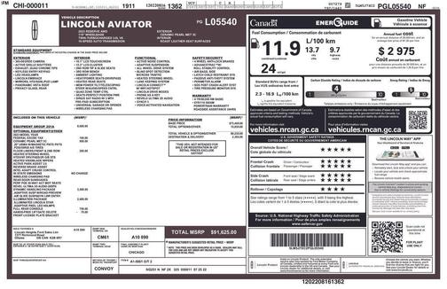 2023 Lincoln Aviator Reserve AWD