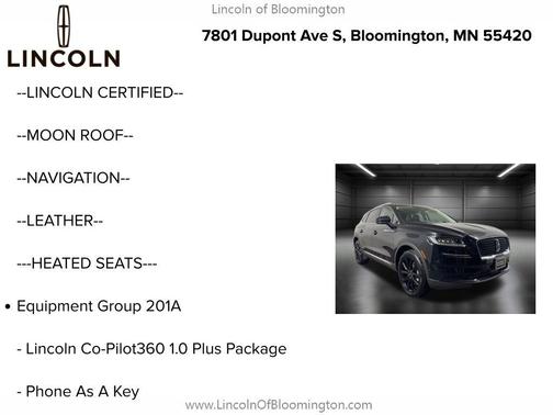 2022 Lincoln Nautilus Reserve