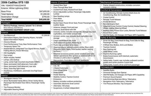 2006 Cadillac DTS Base