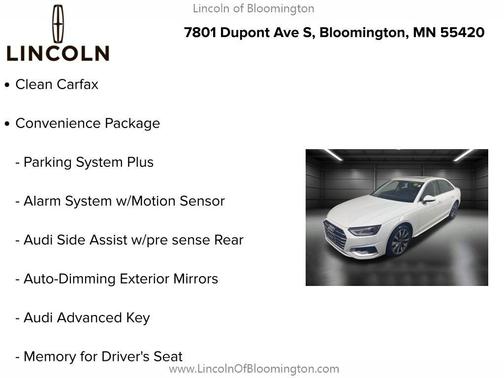 2021 Audi A4 40 Premium