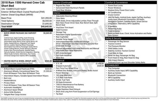 2018 RAM 1500 ST