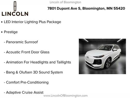 2025 Audi Q6 e-tron Prestige quattro