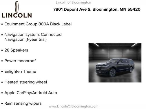 2025 Lincoln Navigator Black Label