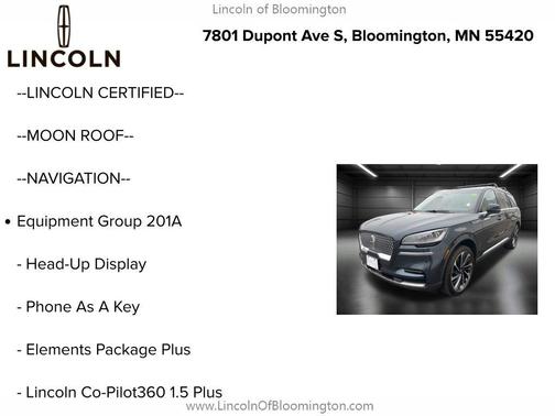 2023 Lincoln Aviator Reserve AWD