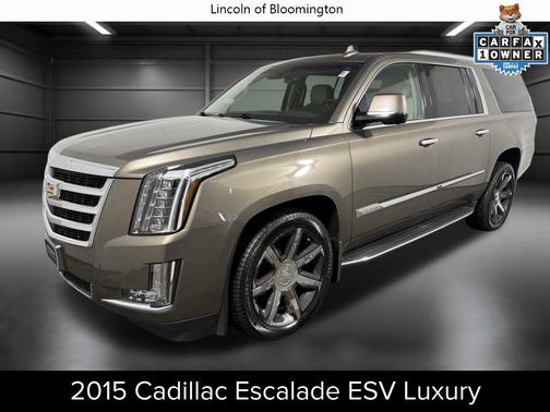 Terra Mocha Metallic 2015 Cadillac Escalade ESV Luxury