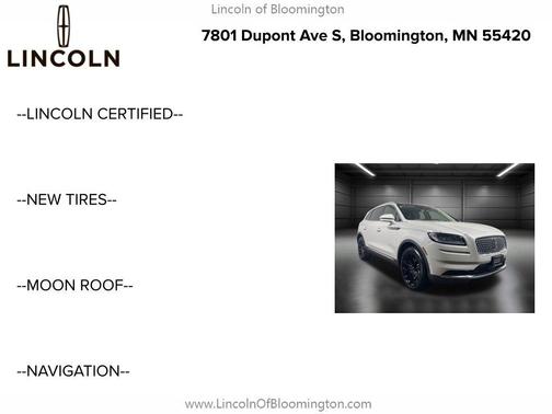 2022 Lincoln Nautilus Reserve