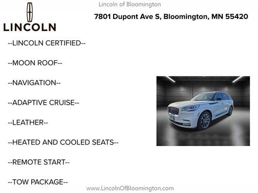 2022 Lincoln Aviator Black Label Grand Touring AWD
