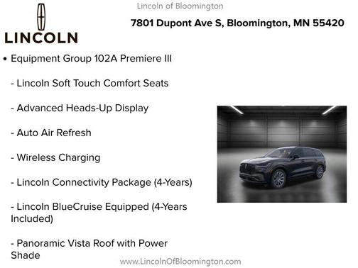 2026 Lincoln Aviator Premiere