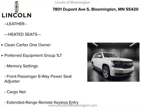 2019 Chevrolet Tahoe LT