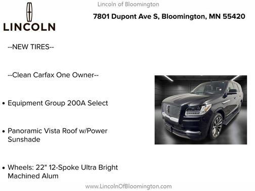 INFINITE BLACK METALLIC 2019 Lincoln Navigator Select