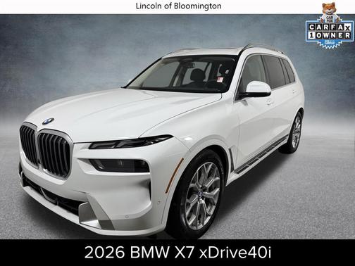 Alpine White 2026 BMW X7 xDrive40i