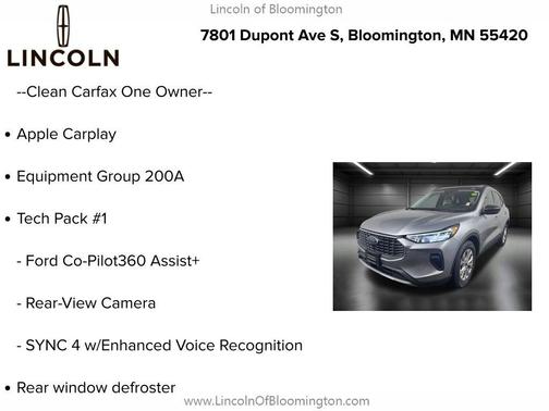 ICONIC SILVER METALLIC 2023 Ford Escape Active