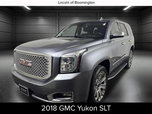 Satin Steel Metallic 2018 GMC Yukon SLT