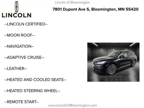 2022 Lincoln Corsair Reserve