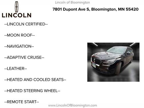 2022 Lincoln Corsair Reserve