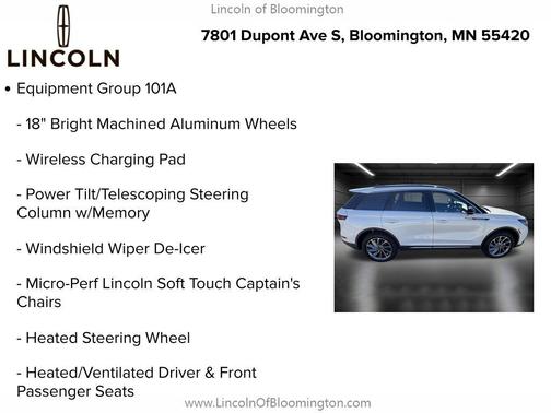 2026 Lincoln Corsair Premiere