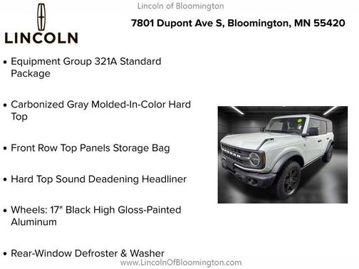 2024 Ford Bronco Black Diamond