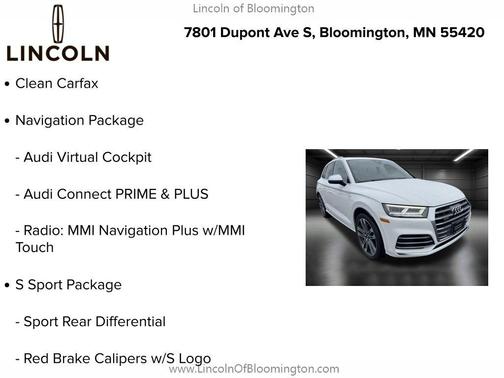 2018 Audi SQ5 3.0T Premium Plus