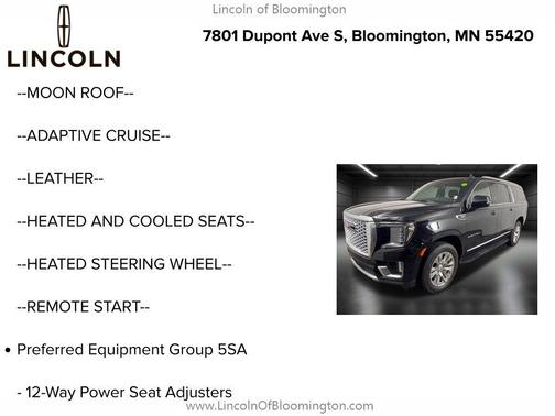 2024 GMC Yukon XL Denali