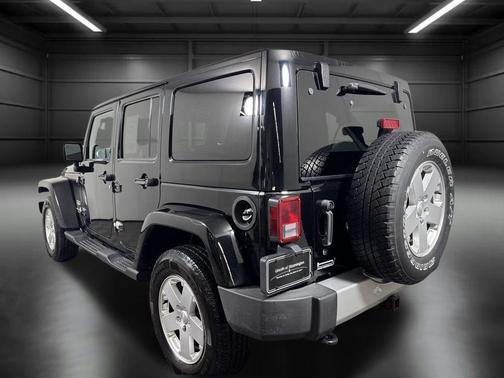 Black Clearcoat 2012 Jeep Wrangler Unlimited Sahara
