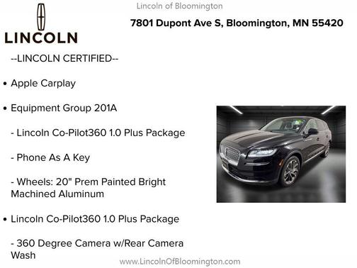 2022 Lincoln Nautilus Reserve