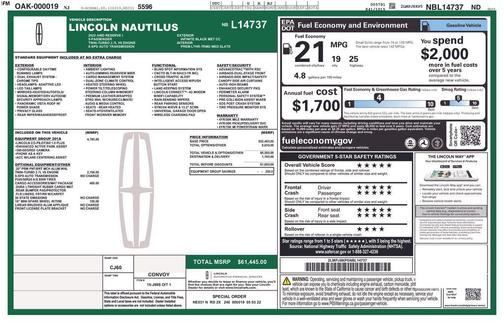 2022 Lincoln Nautilus Reserve