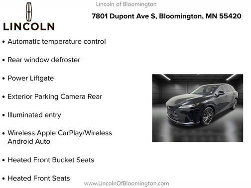 2023 Lexus RX 350 Luxury