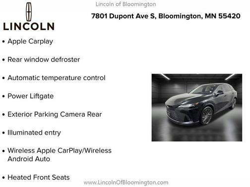 2023 Lexus RX 350 Luxury