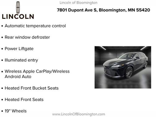 2023 Lexus RX 350 Luxury