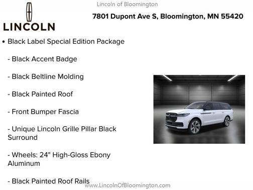 PRISTINE WHITE METALLIC 3C 2026 Lincoln Navigator Black Label