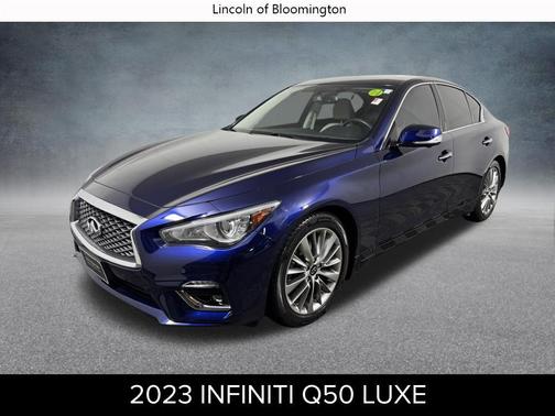 Grand Blue 2023 INFINITI Q50 3.0t LUXE