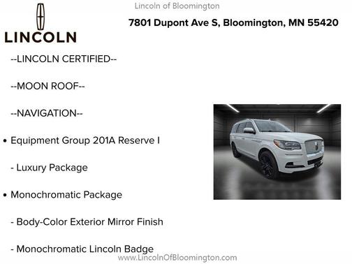 2024 Lincoln Navigator Reserve
